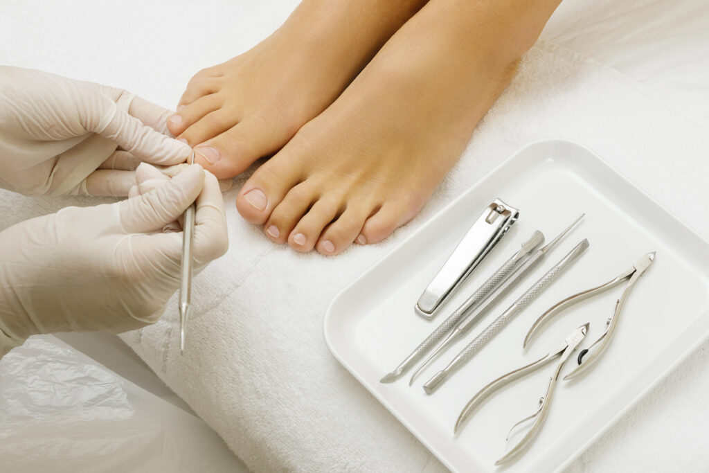 klassische Fußpflege